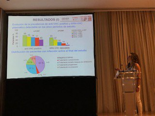 The Hospital Universitario de Valme  is close to achieve the microelimination of #HCV/#HIV coinfection, according to the data presented by Pilar Rincón at #CongresoGEHEP2018