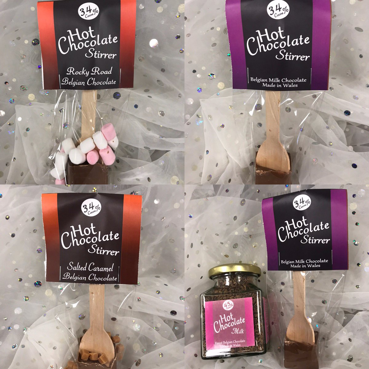 PenarthSweets's tweet photo. #hot #chocolate #stirrers #backinstore #madeinwales #saltedcaramel #rockyroad #milkchocolate #sweetshop #penarth #cardiff #valeofglamorgan #giftideas #autumndays https://t.co/etelYKApyV