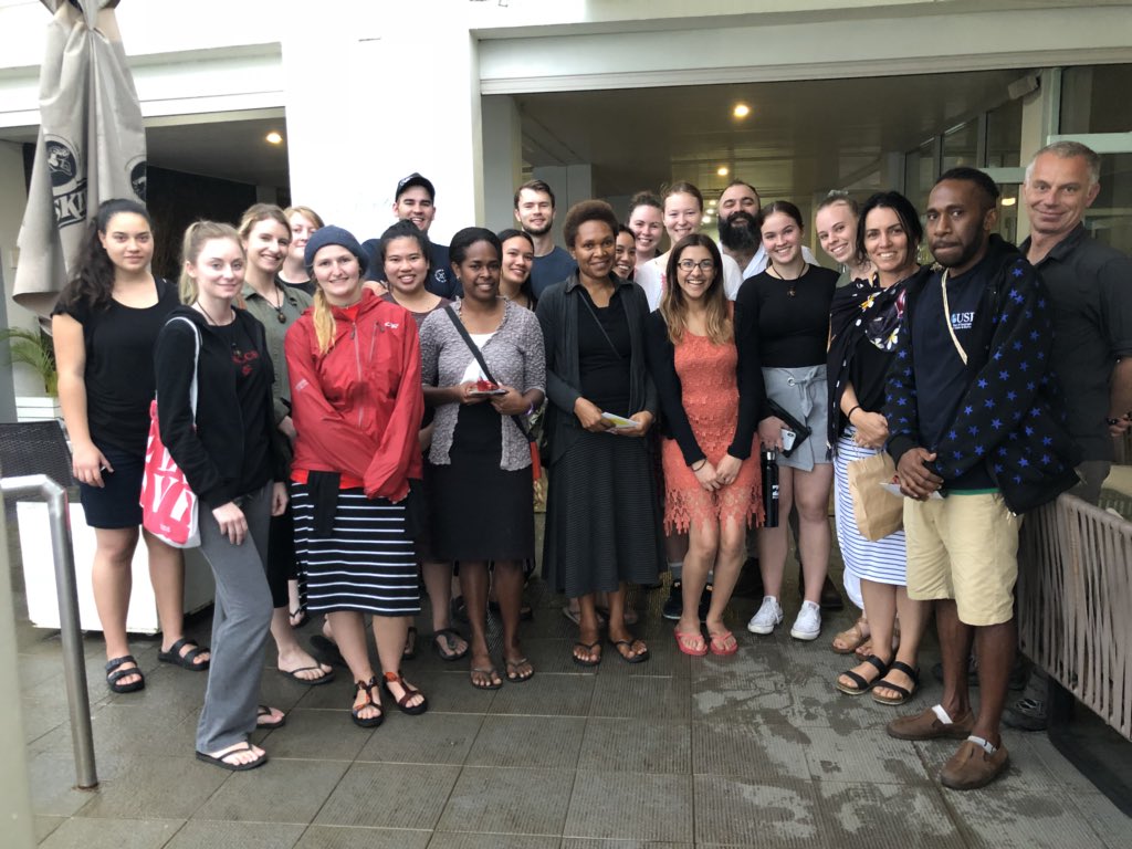 GriffComms's tweet photo. The @Griffith_Uni @NewColomboPlan #ClimateChange #Communication Study Tour Group would like to thank the strenuous efforts of their guides. They put up with all our questions, jokes and needs. We appreciate all your help and wish you the best 💖 #vanuatu https://t.co/e2mlqzUSIg