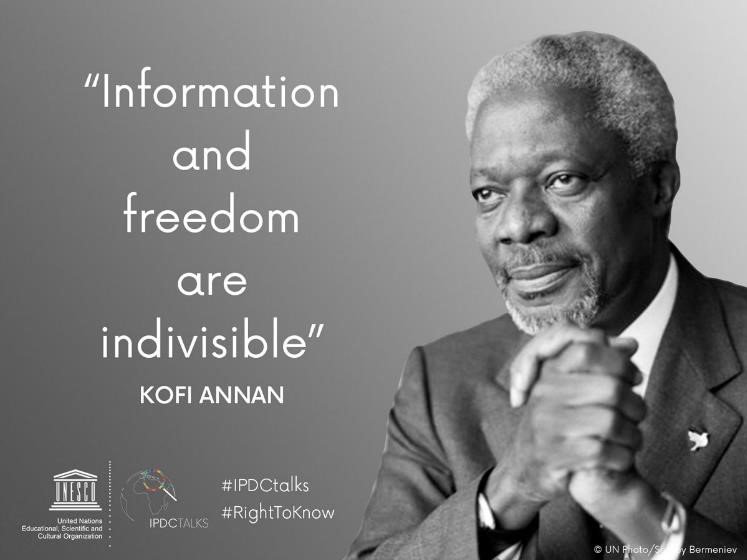 Utrikesdep's tweet image. Tillgång till information är en mänsklig rättighet och en förutsättning för demokrati och utveckling. Idag uppmärksammar vi den internationella dagen för universell tillgång till information. 
#AccessToInfoDay #RightToKnow #IPDCtalks