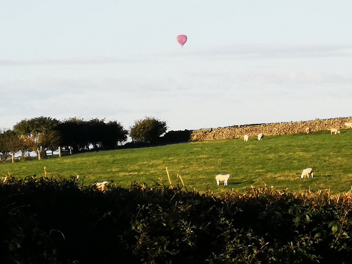TruckWithGaz's tweet photo. Cool to see the @Virgin balloon this morning, what a day for it! @VirginBalloons @MercedesTruckUK @MercedesBenz
#virginballoon
#bluesky
#moon
#wishihadarealcamera
#p20pro
#trucking https://t.co/AZzLt4dbLP
