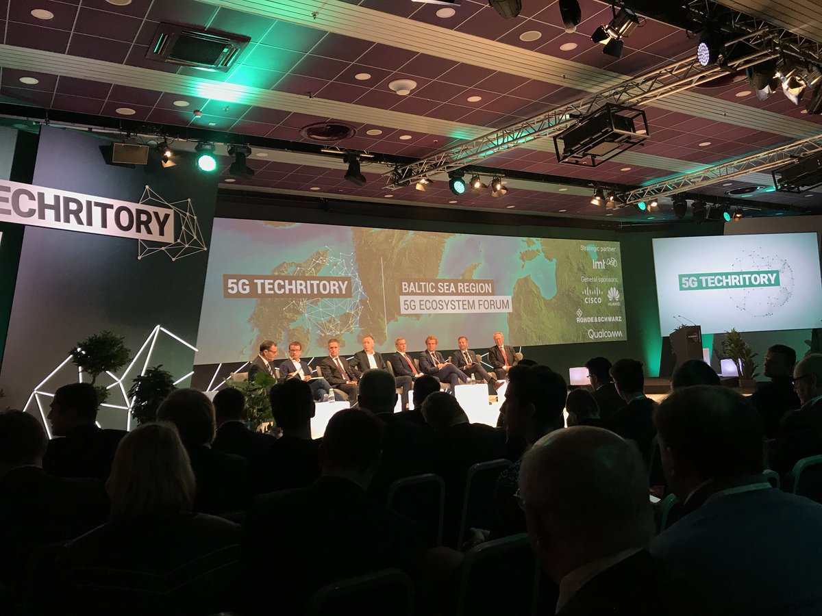 KennetRadne's tweet photo. Second day of #5G #Techritory conference in #Riga. Morning session discussing the need for new #businessmodels to drive 5G echo systems. Our #Lmt CEO Juris Binde on the panel.
#ai #iot #5g #economics #industry4 #politics https://t.co/soMHAIptsE