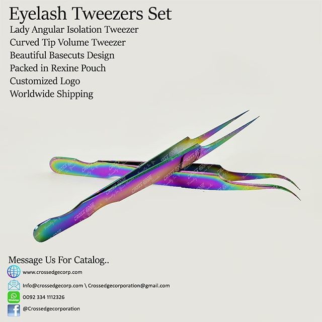 Eyelash Tweezers Set
For Catalogue with prices WhatsApp Us:+923341112326
#volumelashes #borboletabeauty #eyelashartist #lashextensions #hypnaughtypower #hypnaughtymakeup #eyelashes #lashesfordays #lashesextension #lashexpert #lashstudio #hudabeauty #wake… ift.tt/2xYFPt8