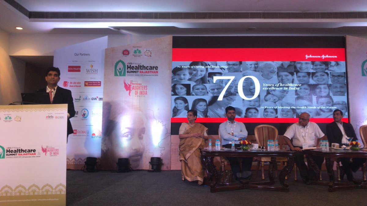 ehealthonline's tweet photo. Our 'Institute on Wheel' is offering training to budding medical professionals in rural, tier-2 and tier-3 regions:  Vishal Mahajan, Director -Sales Ethicon, @JNJCares @RajGovOfficial @NidhiBhardwaj @Wish_India #HealthcareRajasthan #Conference #eHealth #HealthcareSummit https://t.co/IraQt5CM8l