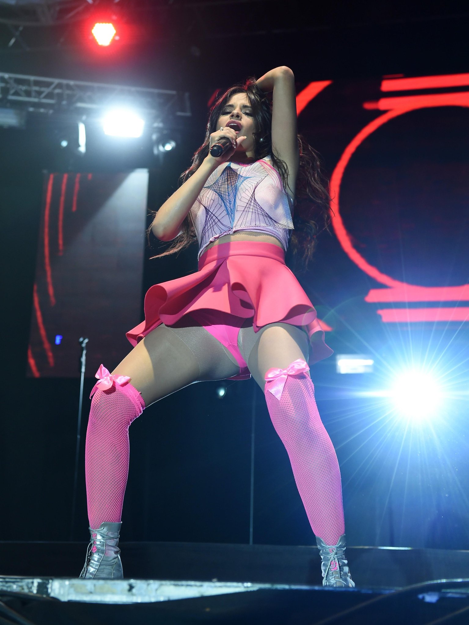 “Camila Cabello #upskirted on stage” .