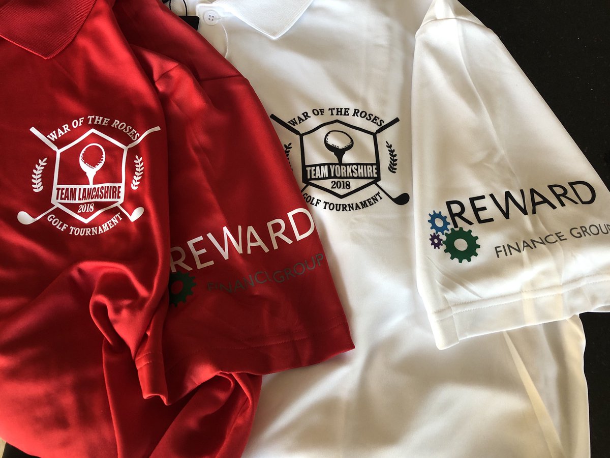 It might be the start of the Ryder Cup today but it’s just a side show for next Thursday ! @RewardFinance <a href="/iPrintApparel/">iPrint Apparel</a> #waroftheroses