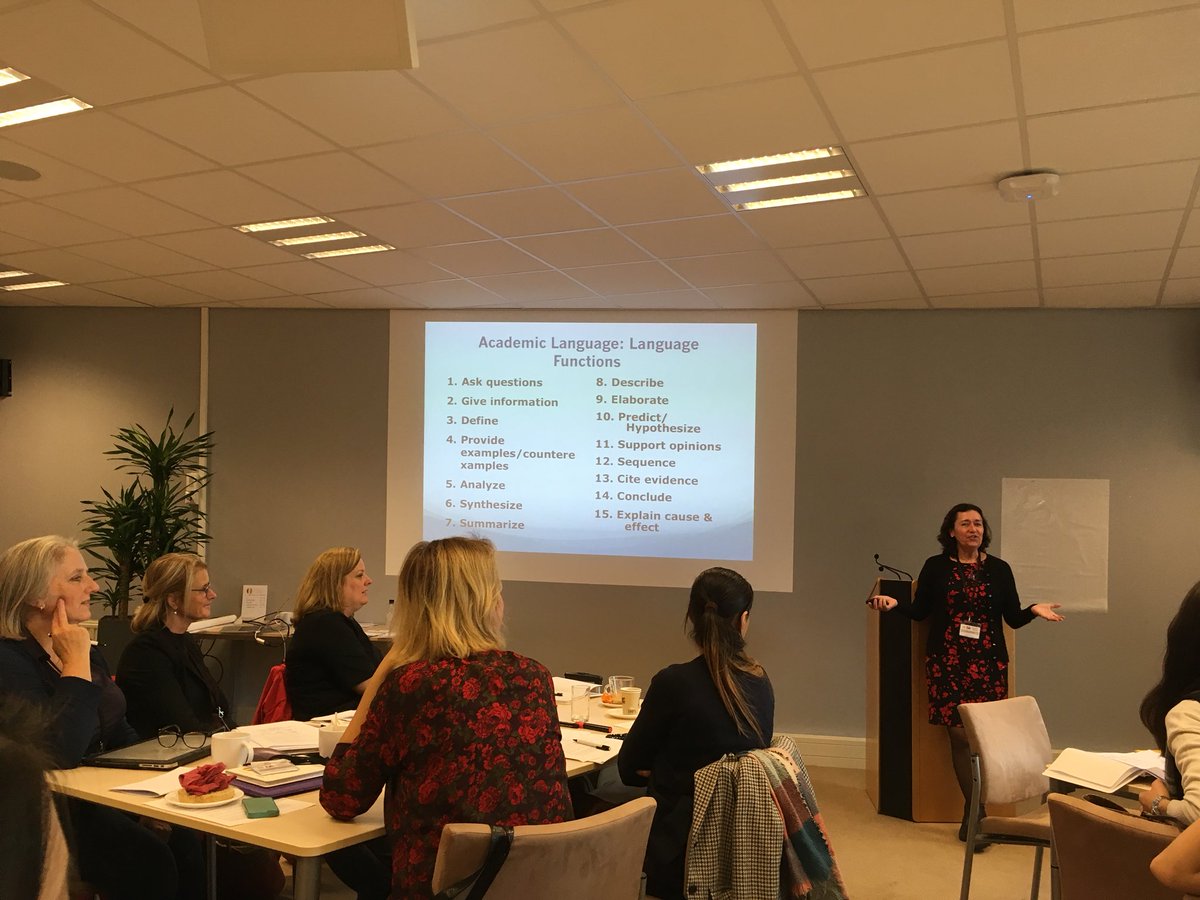 ISH_EAL's tweet photo. “#Academic Language is a #second language for everyone, we don’t get it at the dinner table” Deborah Short #SIOP #SIOPmodel https://t.co/wsNuUkIR56