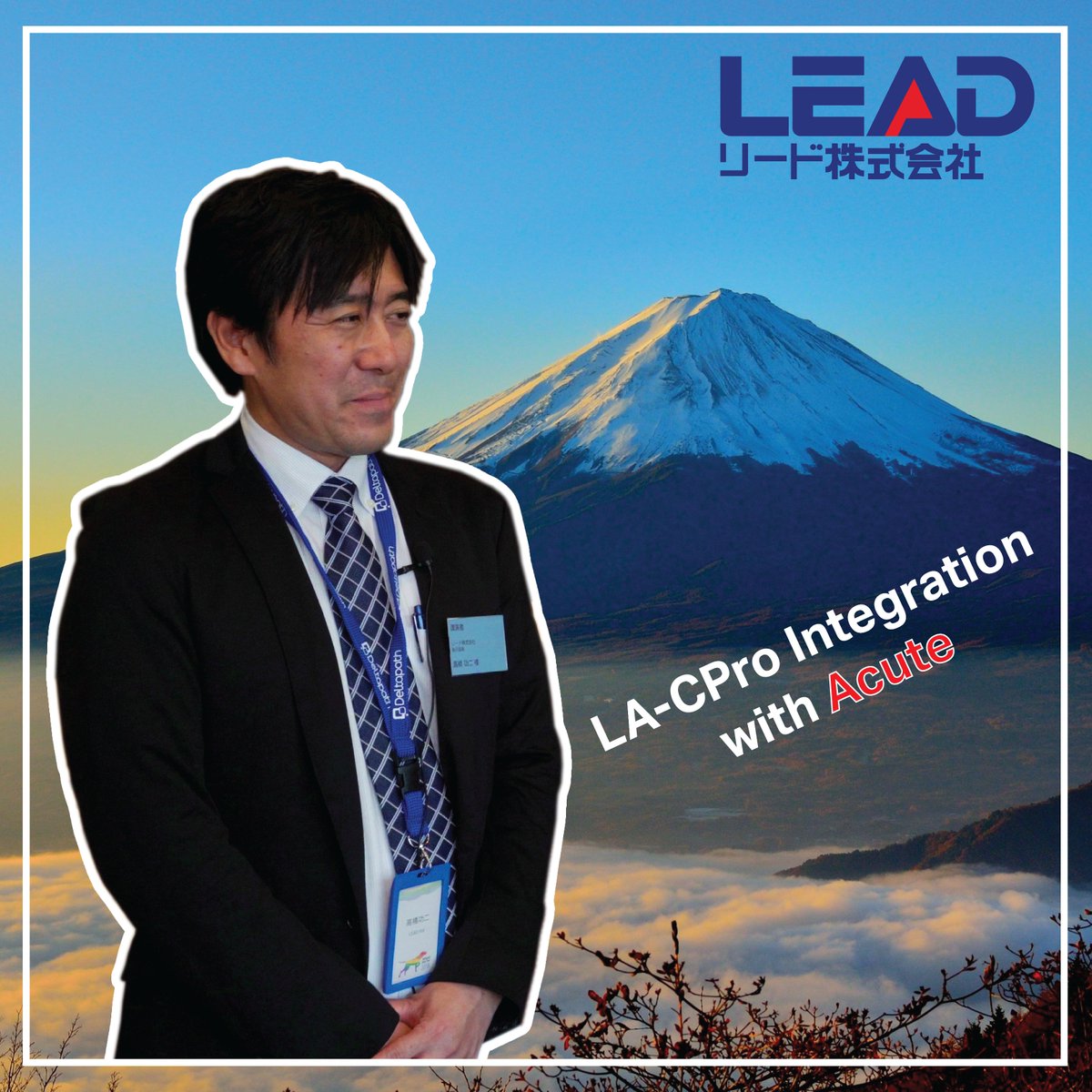 Deltapath's tweet photo. Our partner, Koji Takahashi, Executive Officer of #Lead Limited, explains the how their #panicvalue solution LA-cPro interacts with #DeltapathAcute and goes into details on their #awardwinning solution's main features. #MedTech2018Award https://t.co/evDpXR6jSg https://t.co/ms7dS6h6iX