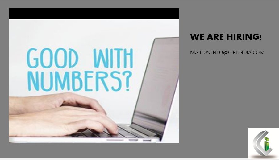 CorporateInter2's tweet photo. If you have a flair for numbers, come and join our vibrant, dynamic team at CIPL! We promise you, there’s never a dull moment here #accountsexecutive #wearehiring #numbercruncher #finance #corporateinteriorsprivatelimited https://t.co/jSRL7tSwy4