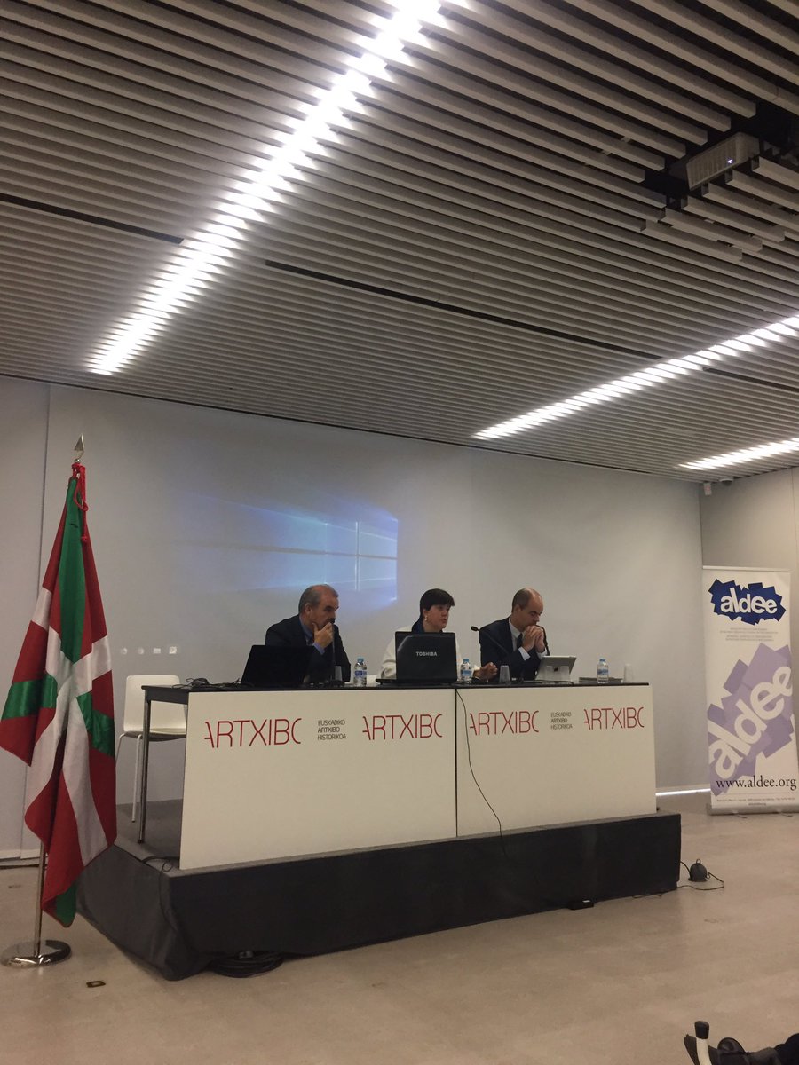 Hoy en el Día Internacional del #DerechoASaber estamos en Bilbao en la jornada sobre “Transparencia, acceso y protección de datos” organizada por los compañeros de <a href="/_ALDEE/">ALDEE</a>