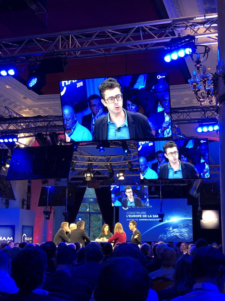 GrusonDavid's tweet photo. #CHAM2018 @nbouzou évoque les enjeux de la transformation digitale européenne et demande la mise en place d un marché unique de l #IA et du numérique. #ThisGuyIsOnFire https://t.co/MhydwLrjUP
