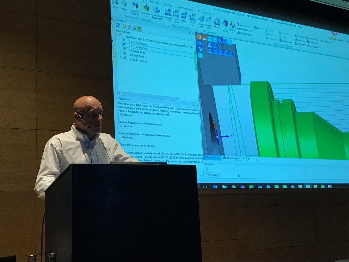 stevesivitter's tweet photo. ⁦Nice presentation of exciting updates to ⁦@edgecam⁩ from ⁦@verosoftware⁩ at the @EdgeTechAB⁩ user meeting in Sweden. https://t.co/MMNt7mi4H3