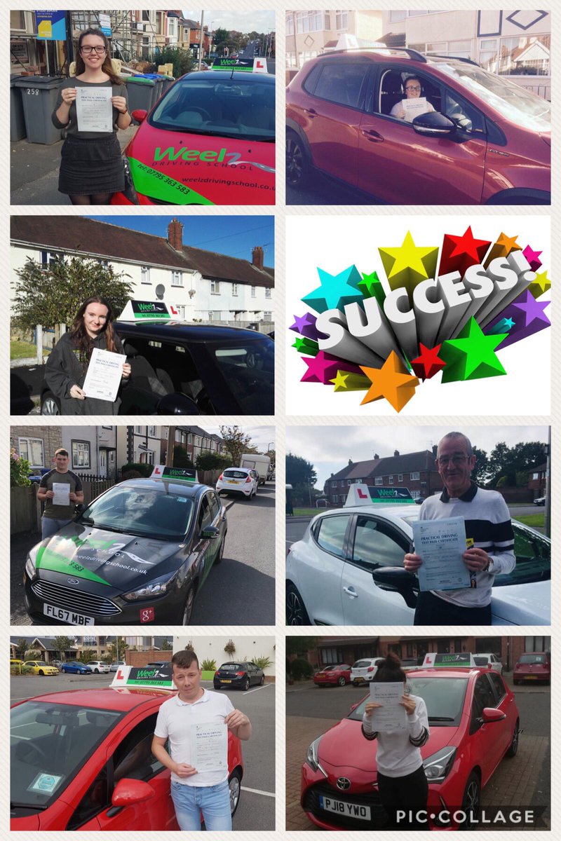Weelzdriving's tweet photo. What a superb day we had yesterday! No less than SEVEN drivers went out on their driving tests, coming back as full licence holder. #7inaday is a new record for us too! Huge congratulations to all of them and their instructors! Get in touch today if you want to be next. 😃 https://t.co/xBtj7SHDqd