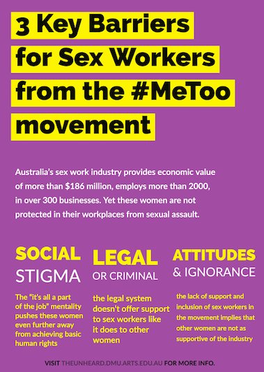 Unheard___'s tweet image. What barriers confront sex workers from being included in the #MeToo movement?