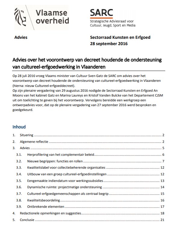 SARC_CJSM's tweet photo. Exact 10 jaar geleden, #OpDezeDag in 2016, bracht de
Sectorraad Kunsten en Erfgoed advies uit over het nieuwe Cultureel-erfgoeddecreet.
Het traject van dit advies lees je hier: https://t.co/2YFQ5DRbSO
#SARC10jaar https://t.co/JnybBDF6LL