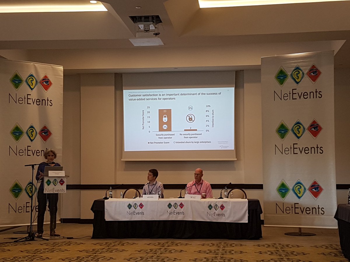 OSchonschek's tweet image. Importance of security services as part of value-added services for operators @NetEventsTV #netevents18