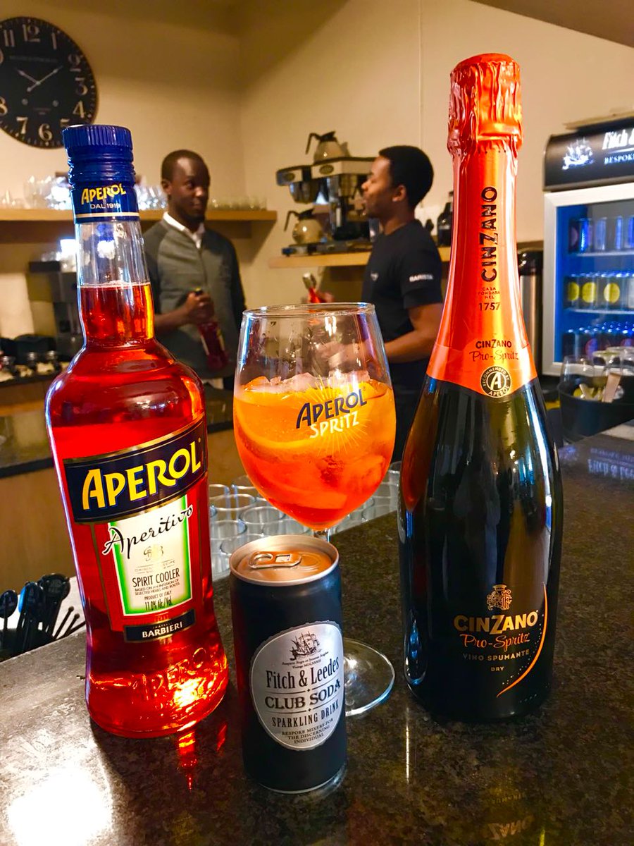 An exciting new addition to our bar this weekend, in celebration of the #HermanusWhaleFestival - the #AperolSpritz! 🍹🐋

#WhaleFestival #Hermanus <a href="/FitchLeedes/">FitchLeedes</a>