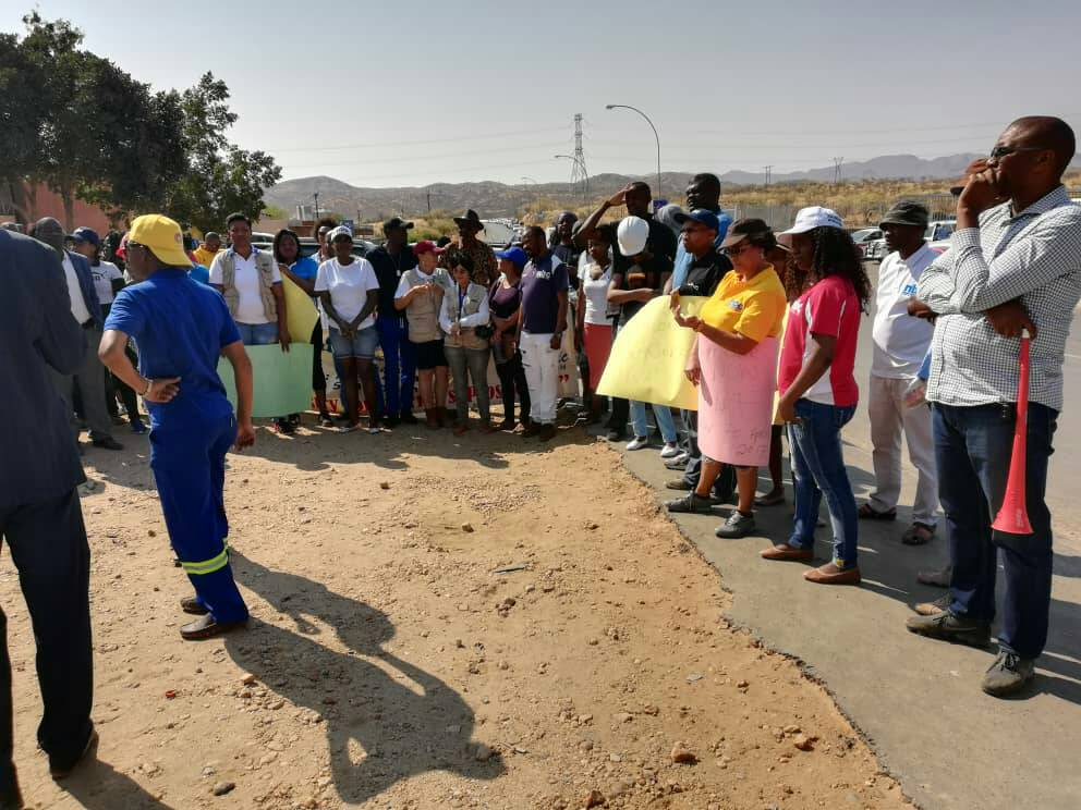 NewEraNewspaper's tweet photo. BREAKING: Employees at national broadcaster NBC have switched off  broadcasting services on all TV and radio stations in protest over several demands that they made to the company, including pay rise. https://t.co/qVzYAnewfr