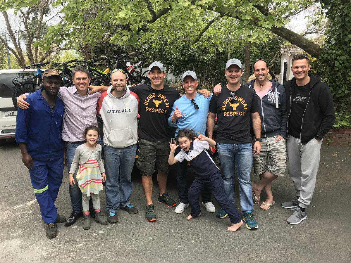 RugbytotsSA's tweet photo. Saddling up for the @LormarMTBTour #UltimateKarooExperience , #FARMTRAIL 3day/132km #Ride4RugbysCaringHands  #Rugbytots @playersfund_sa  A special Fundraiser project for The Players’ Fund, please read more on our GivenGain https://t.co/6eAYubrCUU https://t.co/TOCw7iDDby