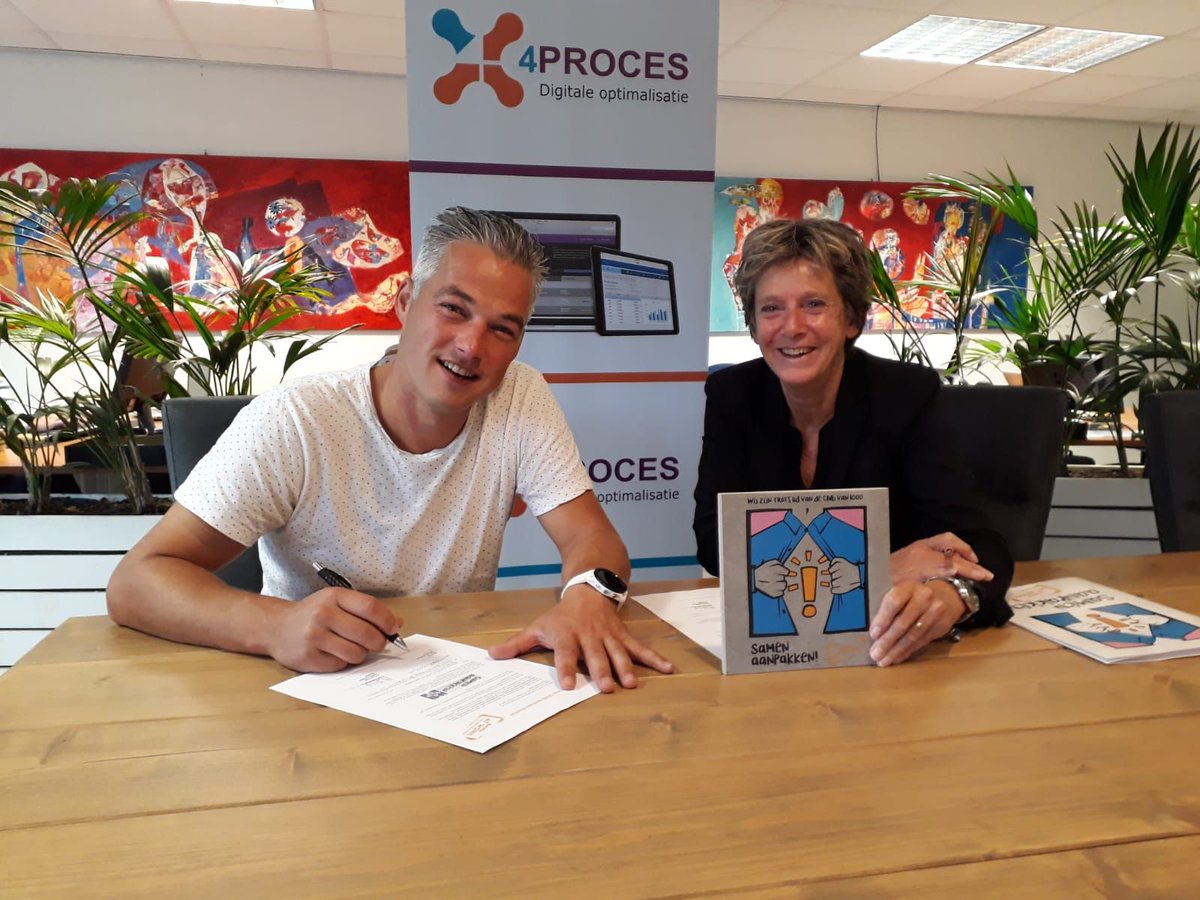 4PROCES is lid geworden van de Club van 1000: "door ons aan te sluiten bij de Club van 1000 kunnen we nu écht iets terug doen voor de maatschappij, we kijken uit naar de samenwerking!”