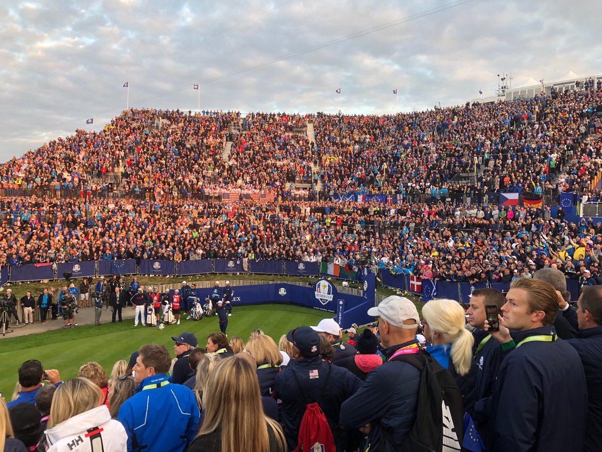 hereforthegolf's tweet image. Il sont ici pour le golf #AllezLesBleus  #RydersCup