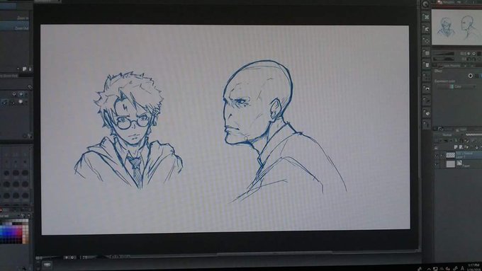 Old sketch. My drawing hand hasn't recovered yet and is still in a cast :( 