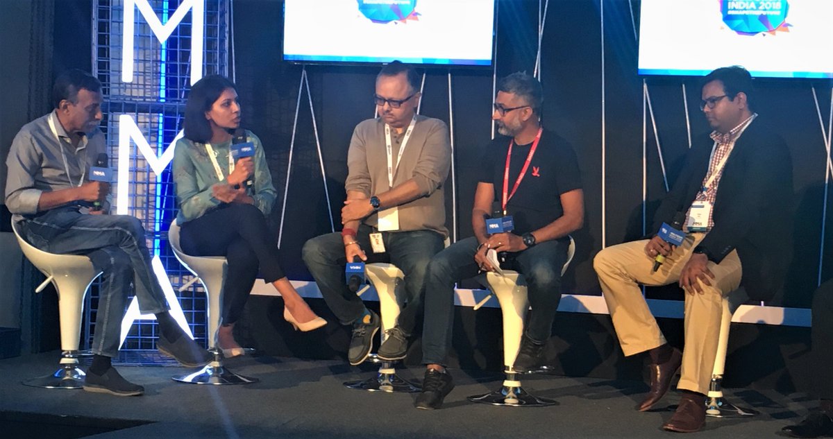 InMobi's tweet photo. ‘It is critical to answer the question - who defines unified measurement across different mediums, in order to achieve standardisation for measuring marketing impact’ – shared @VasutaAgarwal from InMobi during the panel on ‘Unified Measurement’ at the #MMAForumIndia. https://t.co/6DHVYdhTjj
