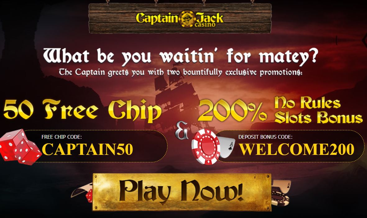 Captain Jack No Deposit Bonus Codes 2014 Captain Jack No Deposit Bonus Codes 2014