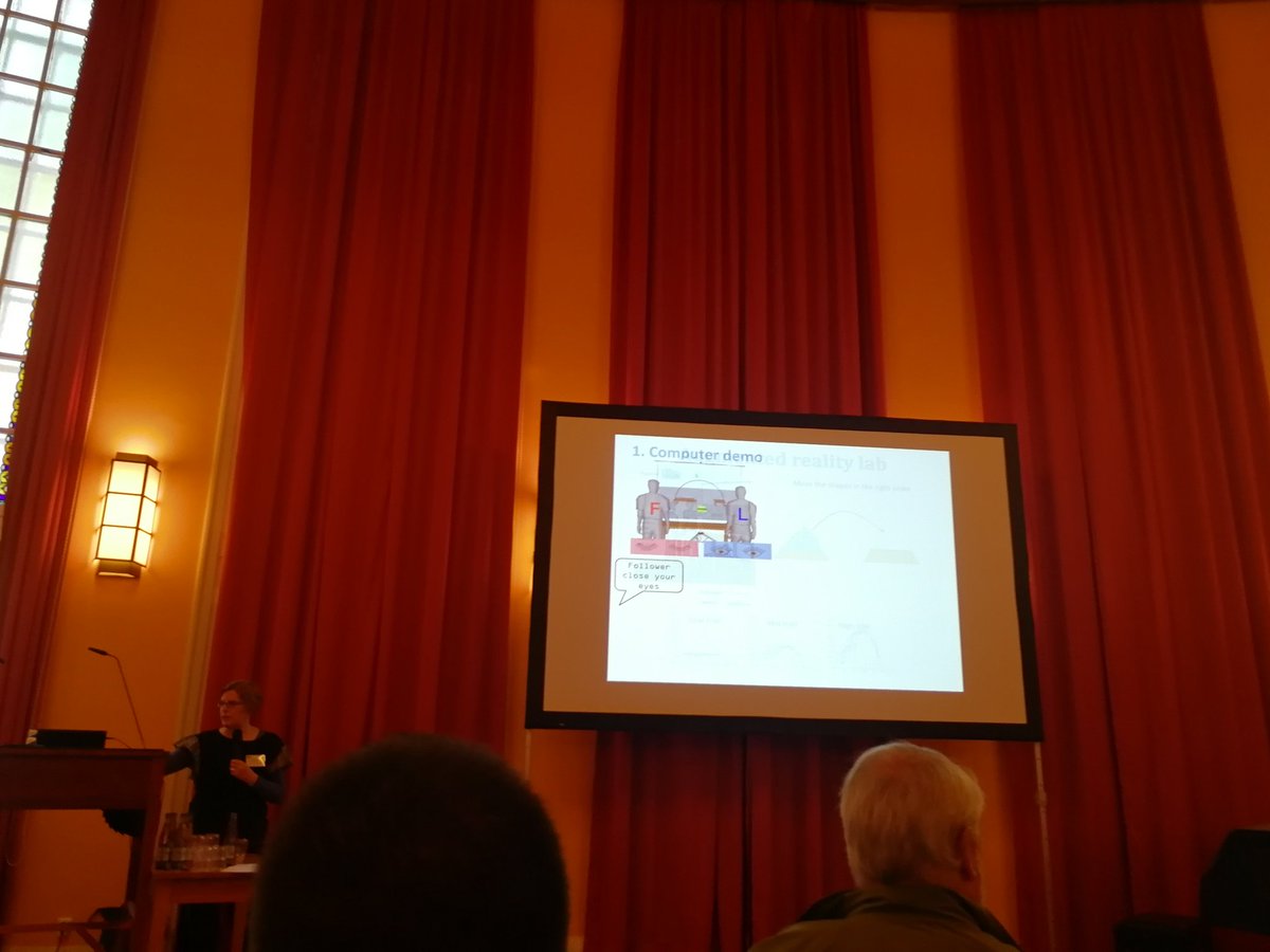 Culture_Ada's tweet photo. Cool study by @suze_kb presented by @antoniahamilton  on imitation using real dyads and #VR https://t.co/jOk3SBUF3I