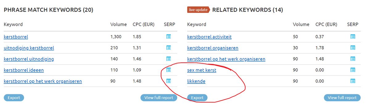 Wanneer je een SEO tekst wilt schrijven over kerstborrels.