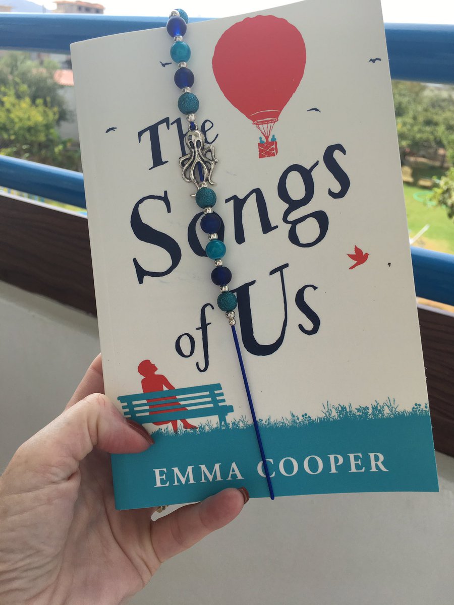 annecater's tweet photo. Holiday reading. Day three. Book three #TheSongsOfUs by @ItsEmmacooper @headlinepg #rhodes #pastida https://t.co/0QMp18TCvH