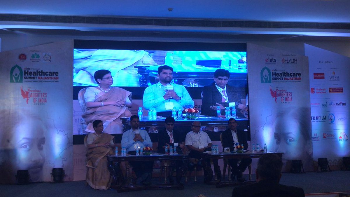ehealthonline's tweet photo. Experts discuss the prospects and challenges in PPP models as exist today for Affordable Healthcare Delivery, at  #HealthcareRajasthan Summit @RajGovOfficial @KalicharanSaraf @Wish_India @nhm4rajasthan @Jhpiego #gvkemrionline @JNJCares Visit: https://t.co/Q3h9RdqV2K https://t.co/TosCvVKW9c