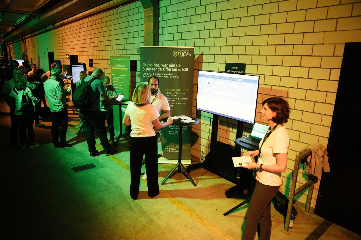 GrypsAG's tweet photo. TB vom letzten Freitag von unserem Stand am @bexiocom community day. Einige Tipps & Tricks für eine zeitsparende Anbietersuche finden sich in unsrem Gastblog bei Bexio: https://t.co/1D7luQU5Rk #bexioCD #bexio #anbietersuche #gryps https://t.co/QZiZWx3OpS