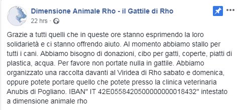 DjChiamaItalia's tweet photo. Amici di Milano e provincia aiutiamo il gattile di Rho dove hanno perso la vita in un incendio 100 gattini! https://t.co/IBNuUkeIEW