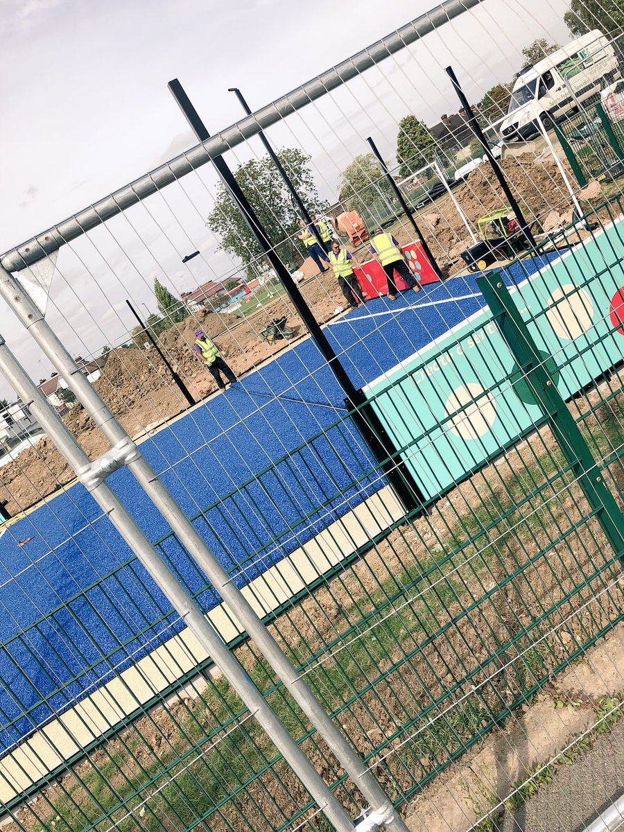 WembleyPrimary's tweet photo. Look what is happening at WPS.......amazing building work for our new floodlit mini pitch. More space for our students & the community to use. #minipitches https://t.co/raNh4CSI3O