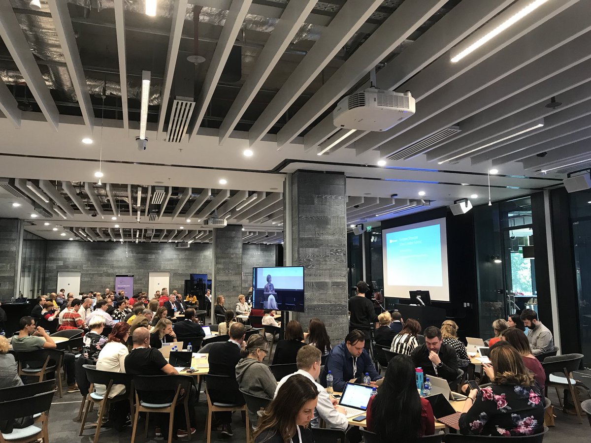 All ready for #EduDay in Dublin! School leaders and Educators from 25 countries to talk on digital transformation in Education #MicrosoftEdu