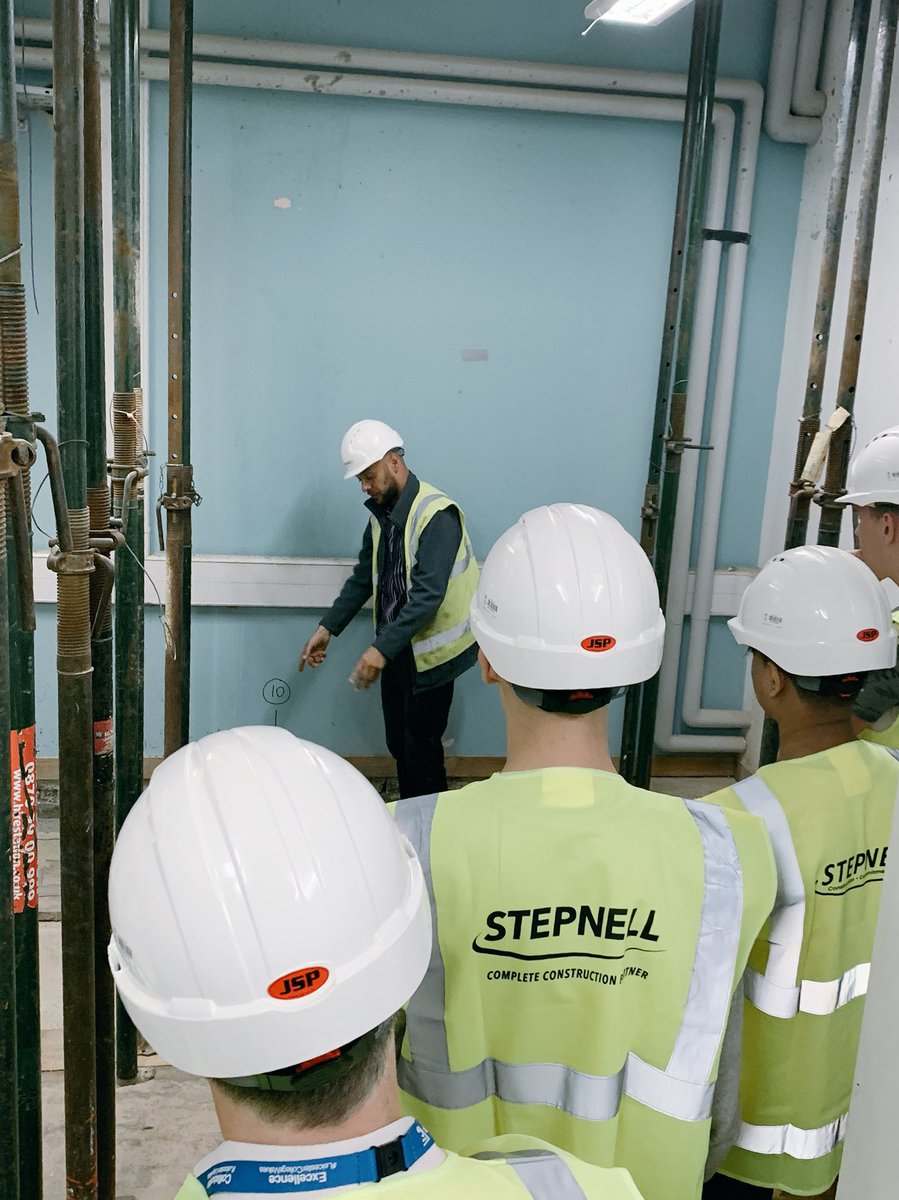 DanielPMurdock's tweet photo. What a busy few days on the @Stepnellltd #PercyGeeLeics #Project. We have Charlotte in the @uniofleicester #FreshersFair discussing the #project and #coffeemorning, we also had a #visit from @LeicesterColl for a #SiteTour for their #ConstructionStudents https://t.co/5bYVwe8osv