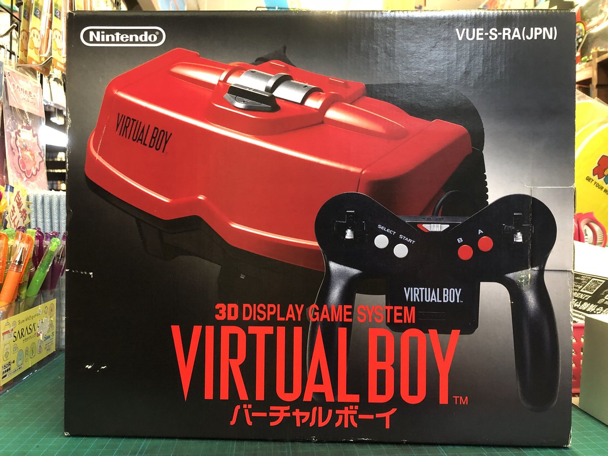 バーチャルボーイ本体、入荷しました！ 中の本体やコントローラーは 