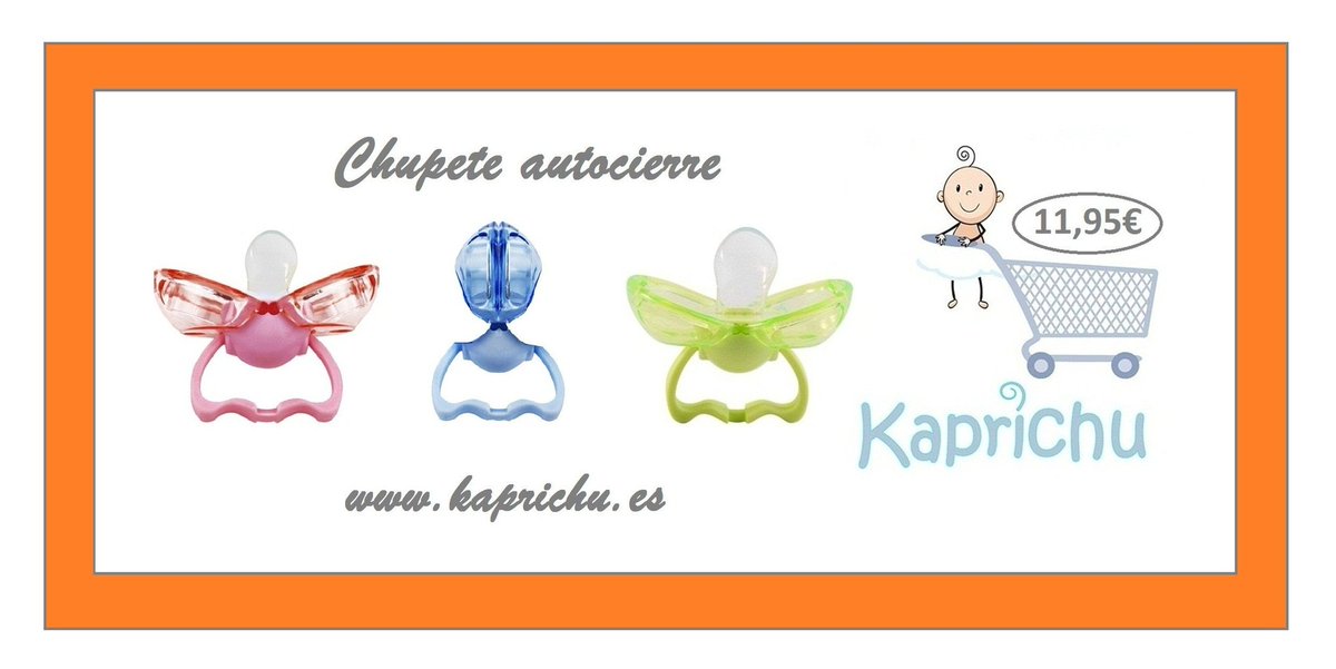 kaprichubaby's tweet photo. La #puericultura es cosa de #Kaprichu. Los #chupetes autocierre son de nuestros #productos para #bebés más vendidos. Prácticos, #cómodos y disponibles en varios colores. No te los pierdas! https://t.co/RxVmyUC4EI
#mamás #papás #niños #productosdebebe #productosdepuericultura https://t.co/DzQr2ceLF3