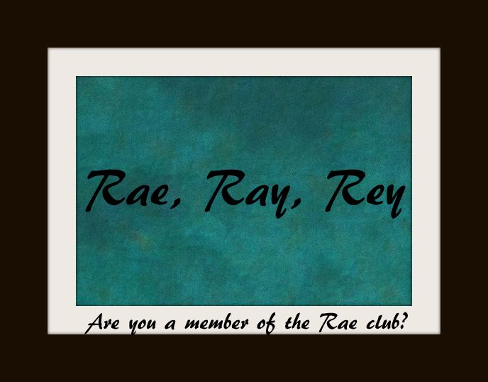 JRaeMoore1's tweet photo. Is there a 'Ray' in your name? #amwriting #Youngspell #Rays #Rae #Rey #writing https://t.co/3QqGlkdSWQ