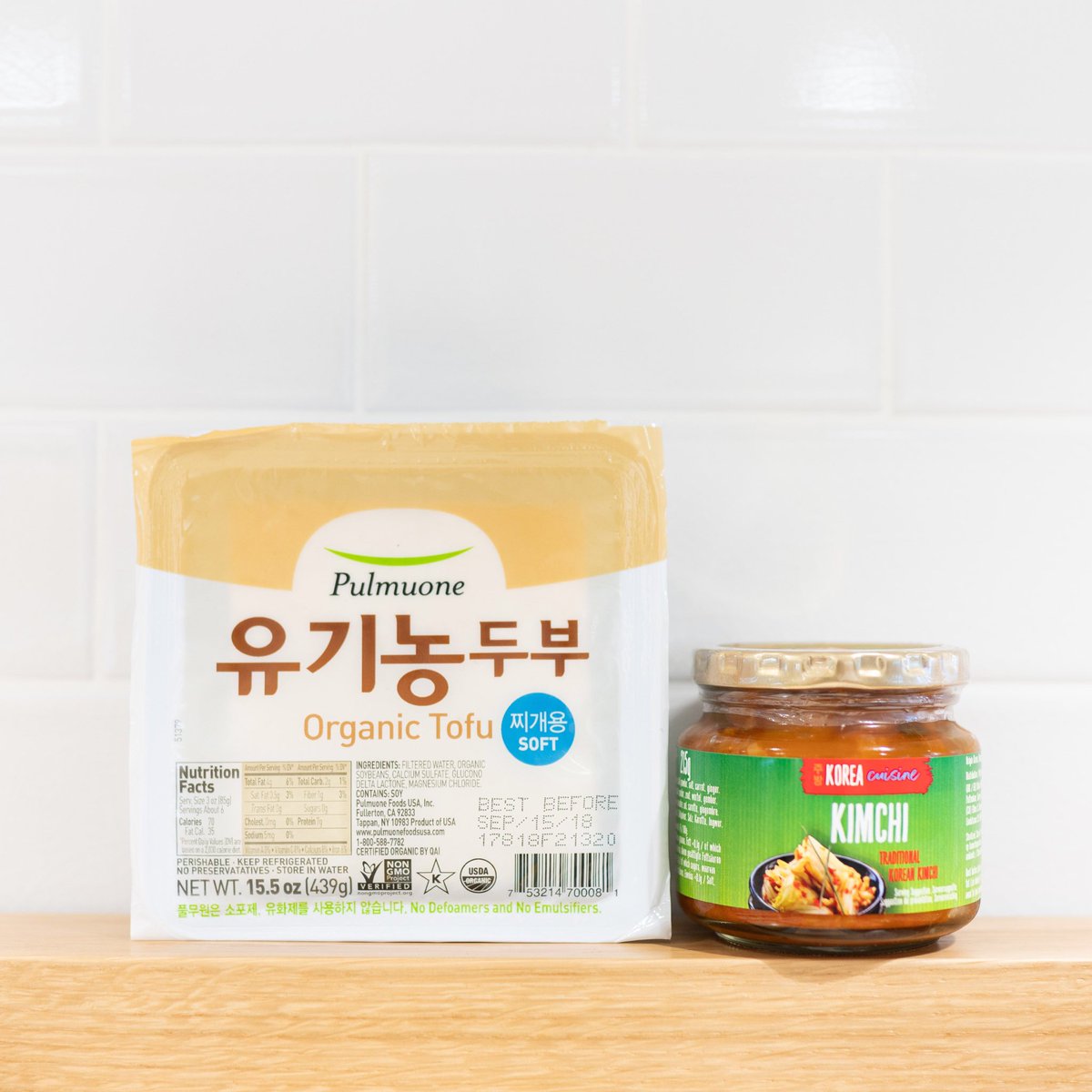 Have a healthy start to the weekend with an Asian supper using some organic tofu and the finest in fermented goodness, kimchi!