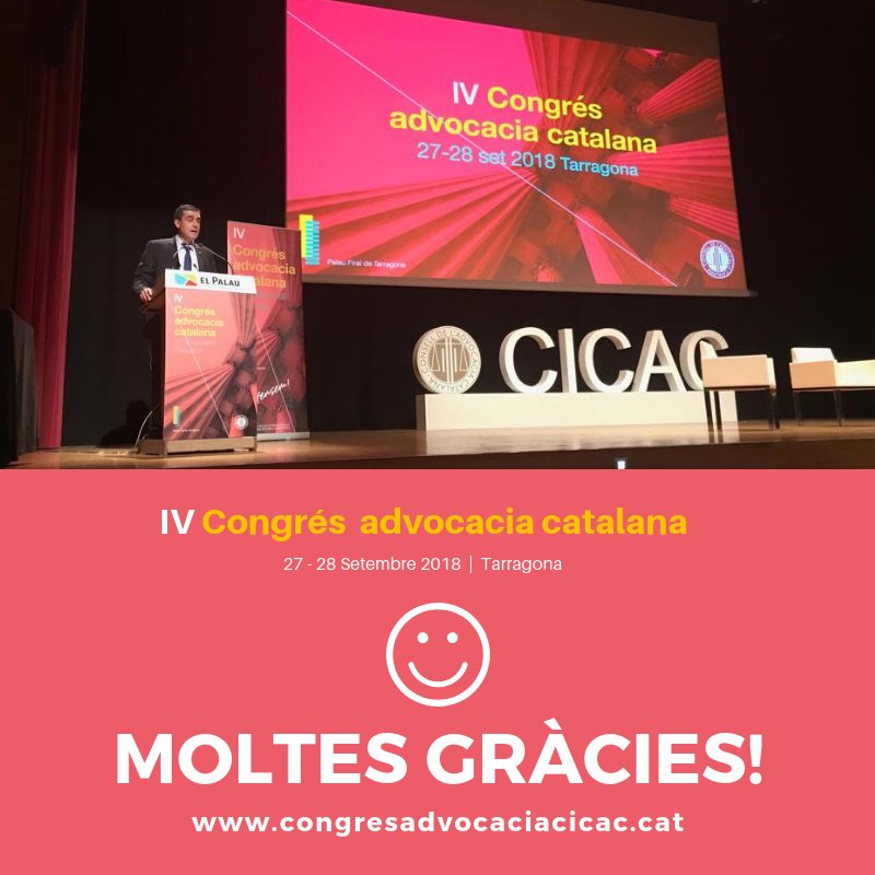 congrescicac's tweet photo. Moltes gràcies a tots els Col.legis i a tots els professionals de l’Advocacia Catalana #CongresAdvocacia https://t.co/AmfmLSFukx