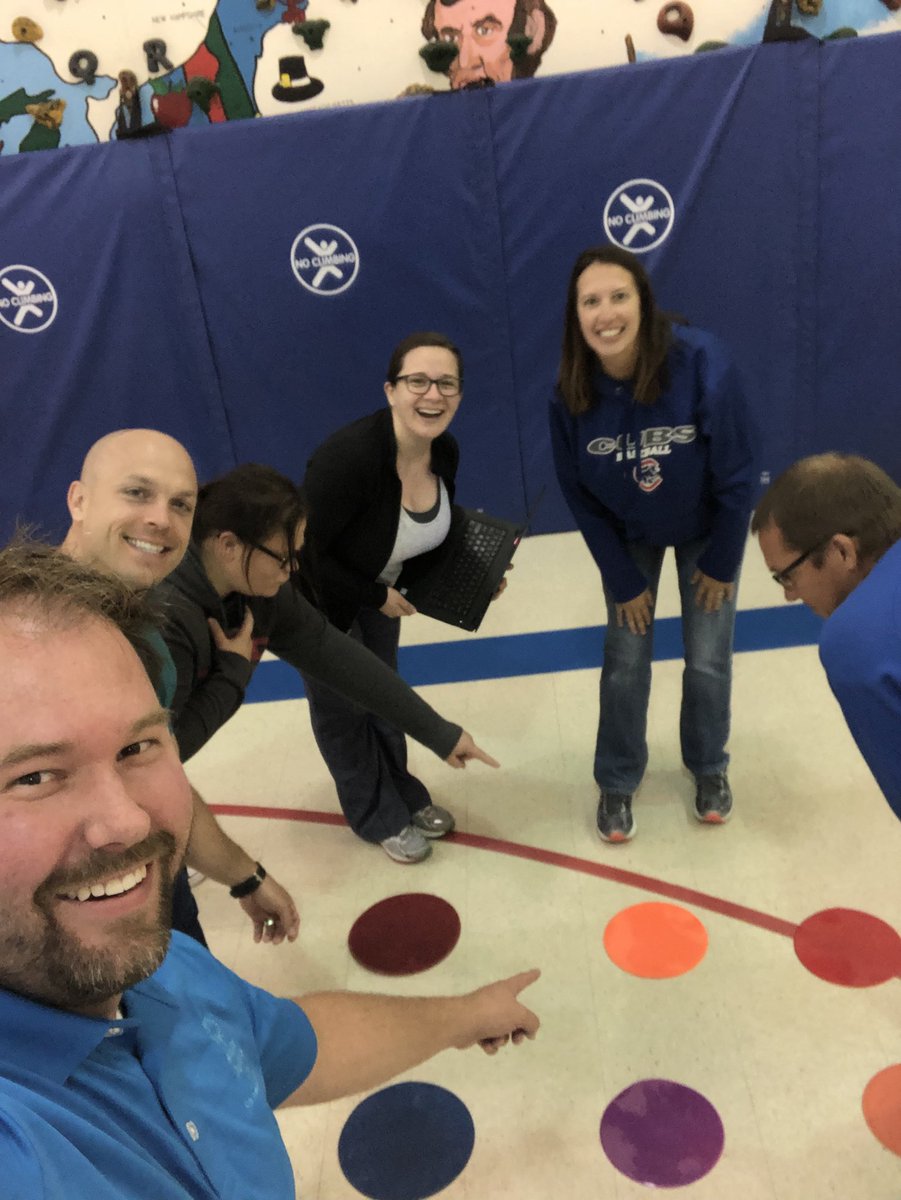 PE department working on Kinesthetic coding with <a href="/mguido21/">Melissa Guido</a> <a href="/MrsAlveyPE/">MrsAlveyPE</a> <a href="/crowecrowe6/">Katie Crowe</a> @D45SchaferPE <a href="/GebFITAdmore/">Mr. Gebhart</a> #d45learn4life
