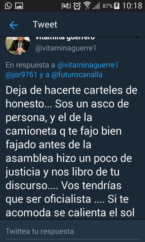 futurocanalla's tweet photo. En algo hay que darle la razón al oficialismo. Esta forma de hacer política donde se llega desinformado mezclando todo sinceramente esta desterrada del club. Por eso van a perder las elecciones. Primero por ser "oposición ausente" y segundo por "oposición berreta"

#romanruiz https://t.co/TsZZP1QuIK