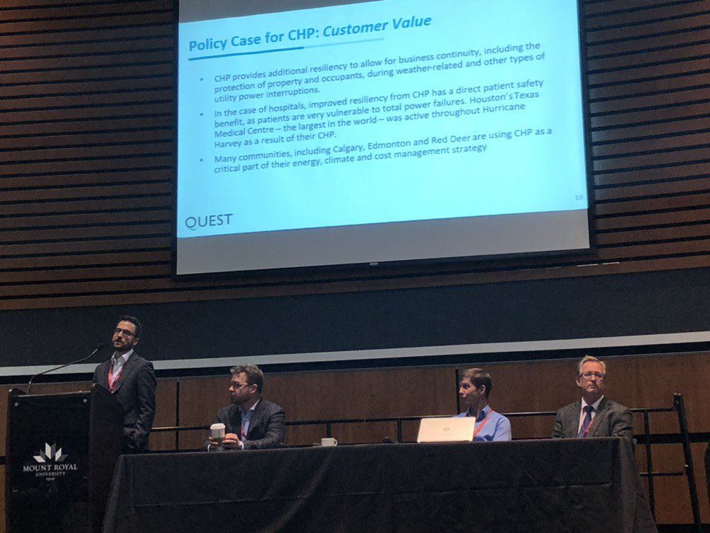 QUESTCanada's tweet photo. Contracts to @AB_Cogeneration and @DEassociation on an excellent event yesterday at #ONSITEpower18 in Calgary. We were happy to be part of the event. @TonjaQUEST @laszloenergy #SmartEnergyCommunities https://t.co/L9aZGDldDt