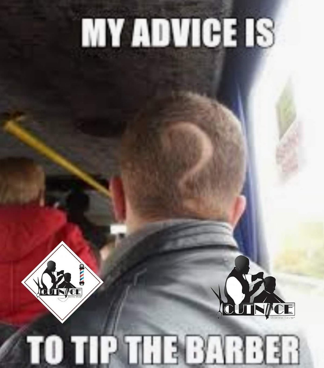 CutNice1's tweet photo. Always leave your barber a nice tip!

#CutNice #BarberLife #BarberShop #Haircuts #BeardTrims #StraightShaves #CustomCuts #MustacheTrim #SkilledBarbers #RadfordVA #NewRiverValley #VirginiasFinest #Appointments #Walkins https://t.co/k4hzyGMMeo