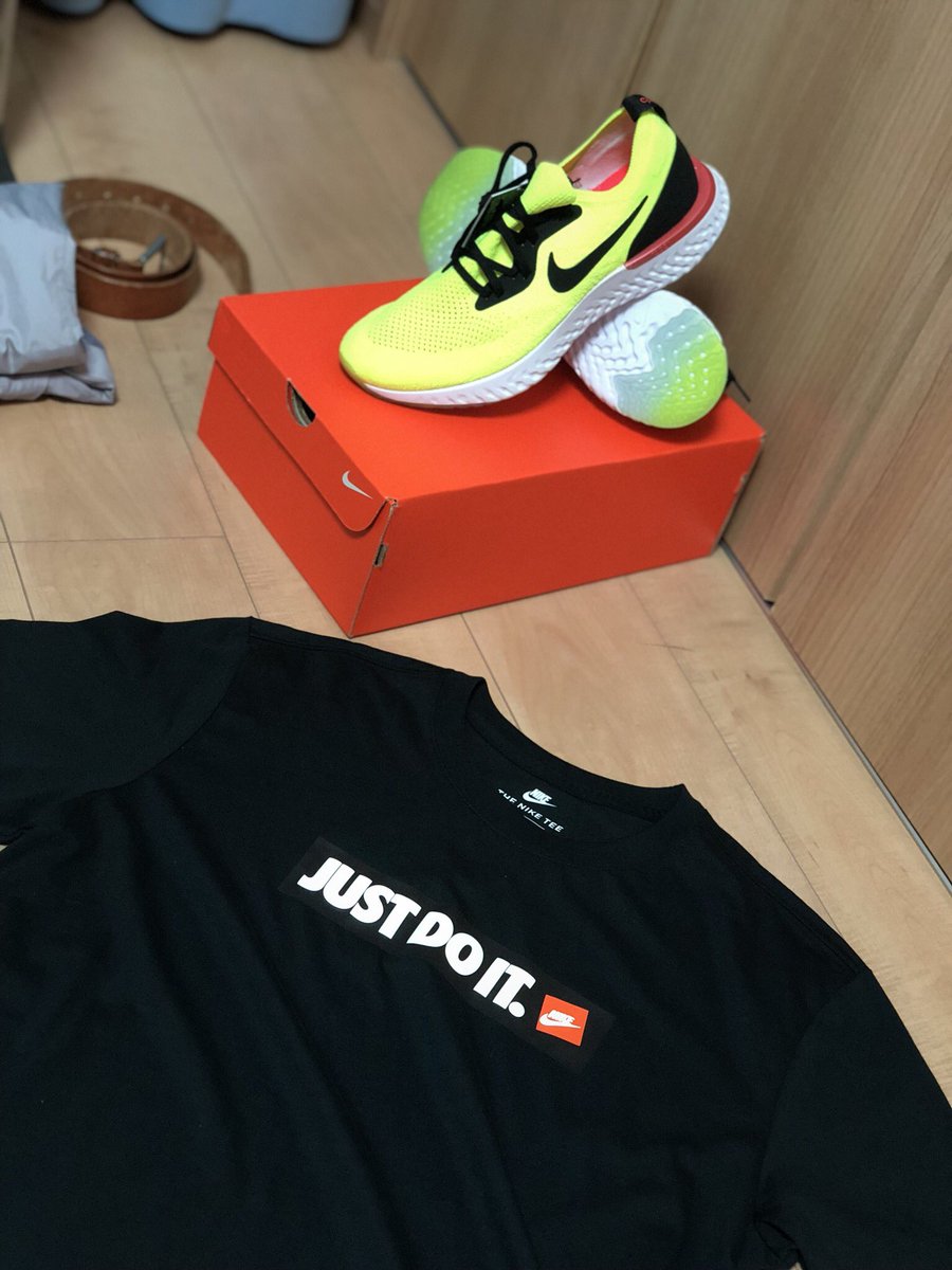 skywing728's tweet image. 遅めの誕プレもらったー!
ありがとうございます✨
#JustDoIt
#epicreactflyknit
#odysseyreact
#zoompegasus35
#zoomspeedrival6
#freerun