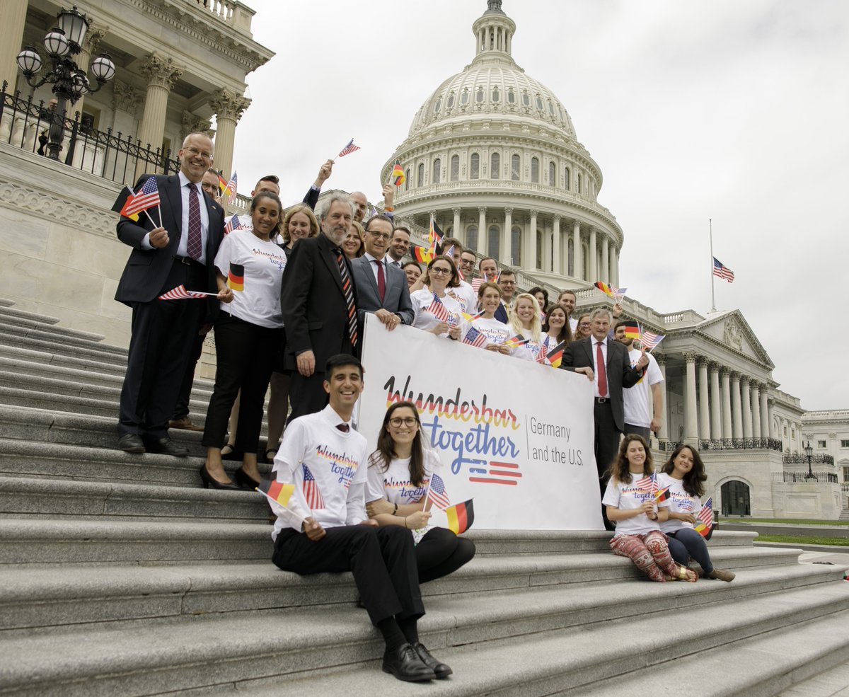 GermanyinUSA's tweet photo. Germany + United States = #WunderbarTogether 

We couldn’t be more excited to launch the Year of German-American Friendship on October 3rd! https://t.co/rCxlKleVjO https://t.co/8Qytlnrpak