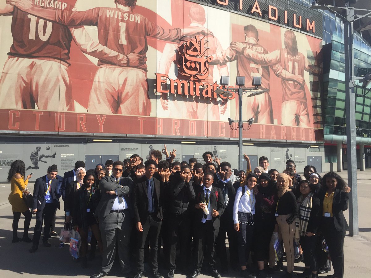 BDAYr12's tweet photo. ⁦@BDAYr12⁩ at Emirates Stadium for the annual UK University &amp; careers fair. https://t.co/XdywXfMt67
