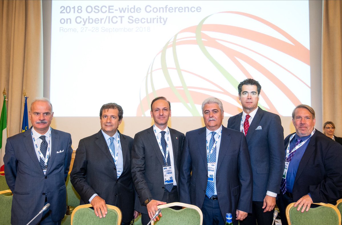 ItalyatOSCE's tweet photo. #buildingcybersecurity
The outstanding international panel of #OSCE conference on #Cyber / #ICT Security
"How to lower the risks of conflict and misunderstandings between states in cyberspace" https://t.co/TyJ0hp5xTH